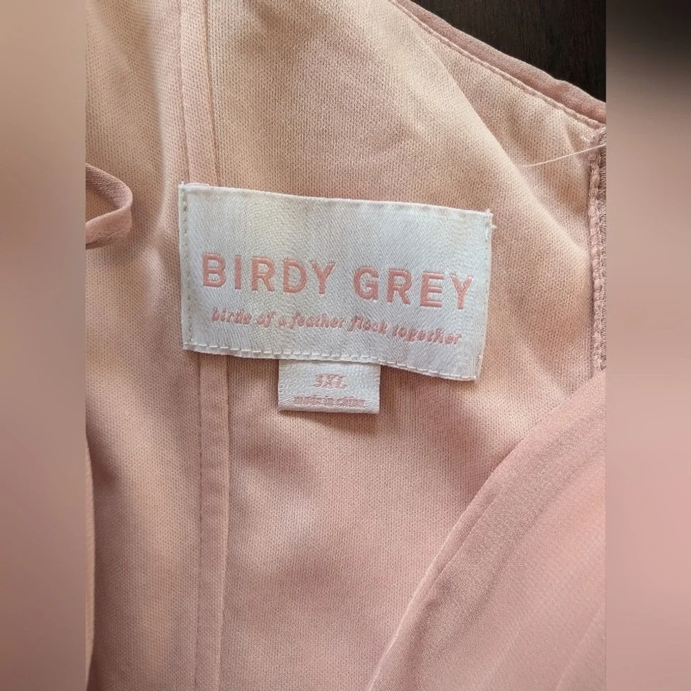 Birdy Grey Floor Length Maxi‎ Dress In Dusty Rose Sz 3XL